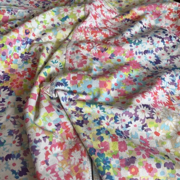 Fabletics Define Powerhold Women’s M High-Waisted 7/8 Leggings Daisy Patchwork - Picture 11 of 11